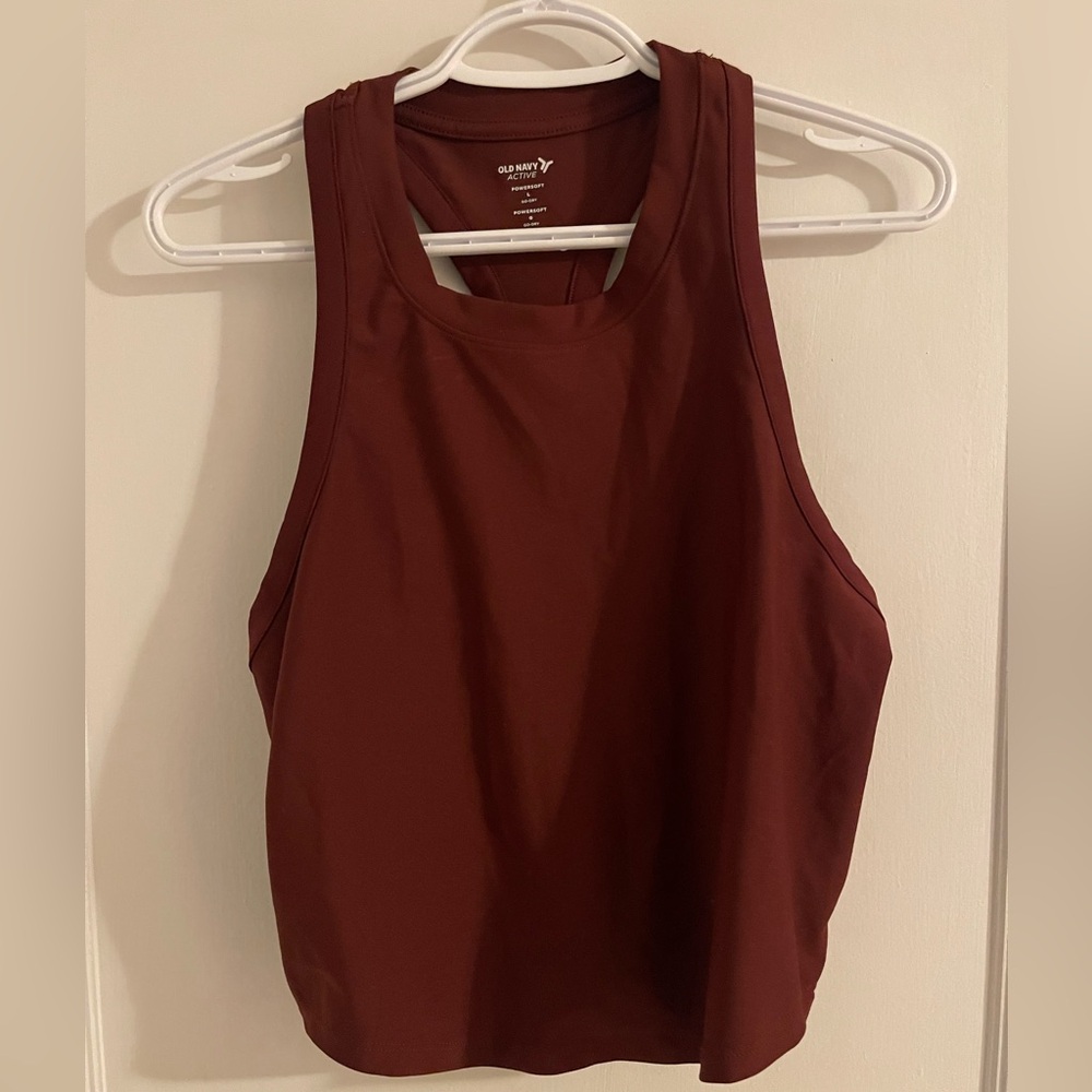 Old Navy Active Women's Maroon Tank Top